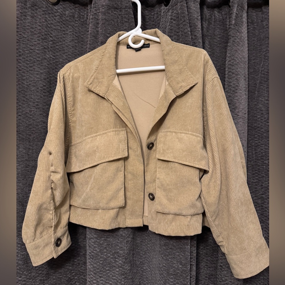 HYFVE Beige Corduroy Jacket